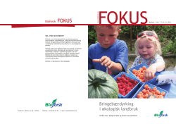 Bioforsk Fokus Vol 7 Nr.8 2012