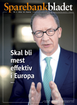 Skal bli mest effektiv i Europa