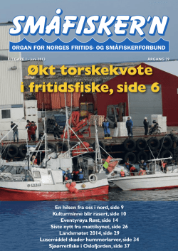 Økt torskekvote i fritidsfiske, side 6