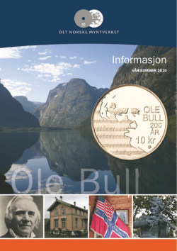 Informasjon - Det Norske Myntverket