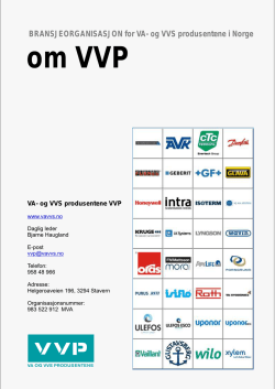 VVPs årskavalkade 2013 - VA og VVS Produsentene