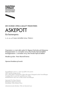 pdf Rolleliste - Den Norske Opera