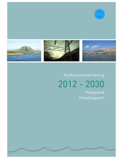 Kraftsystemutredning Helgeland Hovedrapport