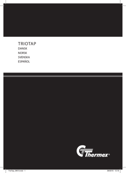 TrioTap - Thermex Scandinavia AS