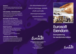 Eurosoft Eiendom - Eurosoft Norge AS