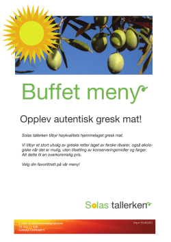 Buffet Meny 05_01_15