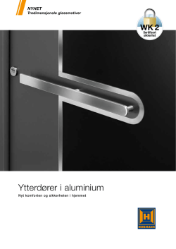 Ytterdører i aluminium – Nyt komforten og sikkerheten - Port
