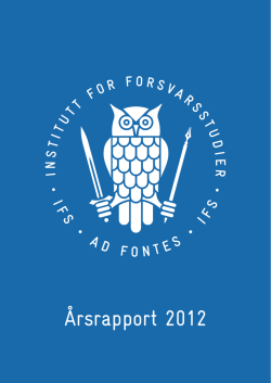 Årsrapport 2012 - IFS