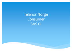 Telenor Norge Consumer SAS CI