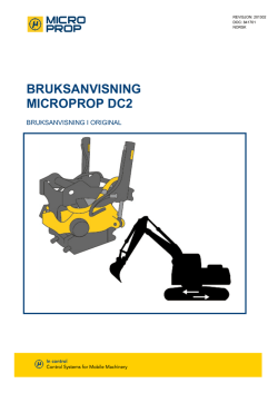 BRUKSANVISNING MICROPROP DC2