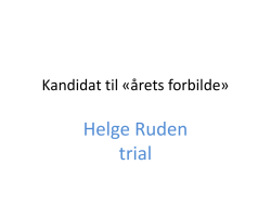 Helge Ruden - Trialavisa