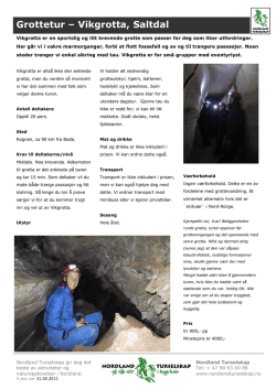 Grottetur – Vikgrotta, Saltdal