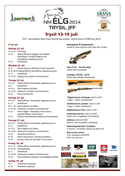 Trysil 13-19 juli - Trysil Fellesforening