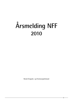 Årsmelding 2010 - Norsk Fengsels