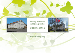 Våren 2015 - Høvåg menighet