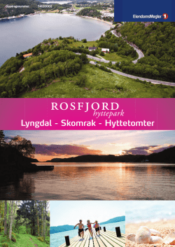 SRA3 Enkle - Rosfjord Hyttepark
