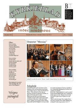 Kyrkjeblad 2014-6 - Rindal og Surnadal kyrkjelege fellesråd