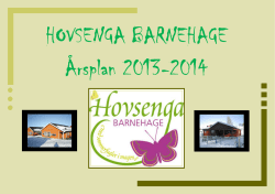 Årsplan 2013-2014 - Jevnaker kommune