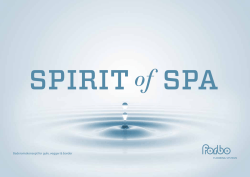 Spirit of spa