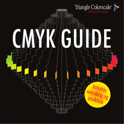 CMYK GUIDE NO - Triangle Colorscale CMYK GUIDE