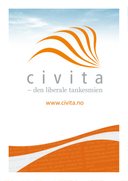 – den liberale tankesmien www.civita.no