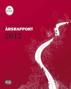 KNA Årsrapport 2012 ( PDF )