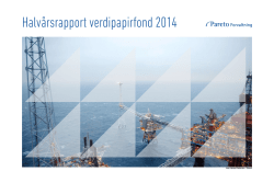 Halvårsrapport verdipapirfond 2014