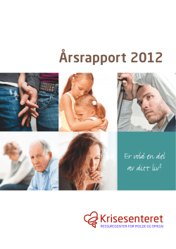 Årsrapport 2012 - Krisesenteret for Molde og omegn