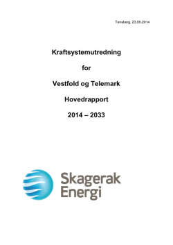 Kraftsystemutredning 2014-2033