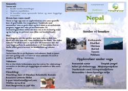 Nepal - Himalaya Reiseklubb