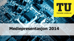 Mediepresentasjon 2014 - Annonsere
