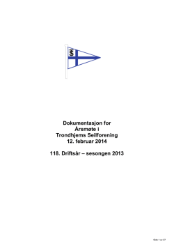 (PDF, 1.17MB) - Trondhjems Seilforening