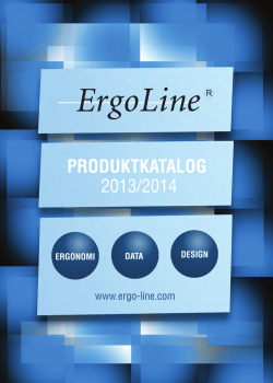 ErgoLine produktkatalog 2013/14