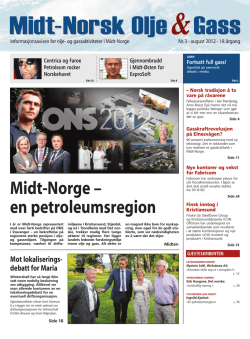 Midt-Norge – en petroleumsregion