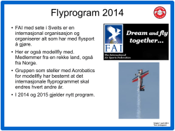 Flyprogram 2014