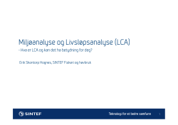 Miljøanalyse og LCA_SINTEF.pdf