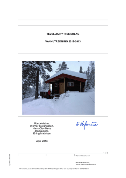 Vannutredning 2012 - 2013, Vann og avløp i Tevellia.pdf