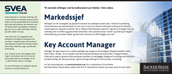 Markedssjef Key Account Manager
