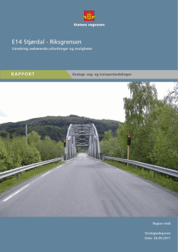 E14 Stjørdal - Riksgrensen