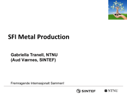 SFI Metal Production