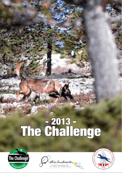 The Challenge 2013 - Norsk brukshundsports forbund
