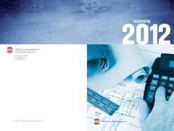 Årsberetning 2012