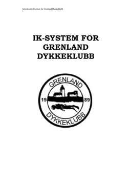 PDF-format her. - Grenland Dykkeklubb