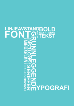 Typografi - ORudi.org