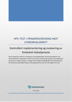 HPV-test i primærscreening, Gruppe II