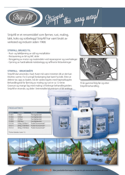 Produktark (PDF) - Drake Chemicals