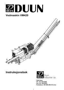 Duun VM 420 - NOA Maskin AS