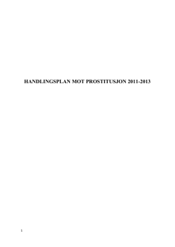 Oslo Kommunes Handlingsplan mot prostitusjon 2011