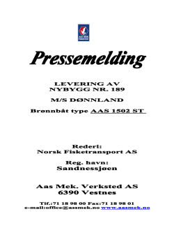 Pressemelding - NFT