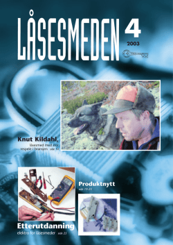 2003 - Foreningen Norske Låsesmeder